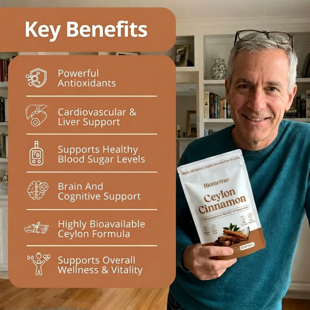 Ceylon Cinnamon 7200mg Equivalent with MCT Oil.