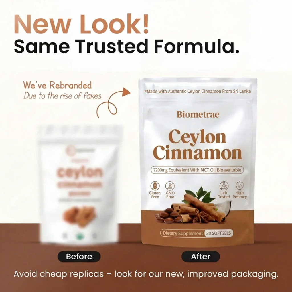 Ceylon Cinnamon 7200mg Equivalent with MCT Oil.